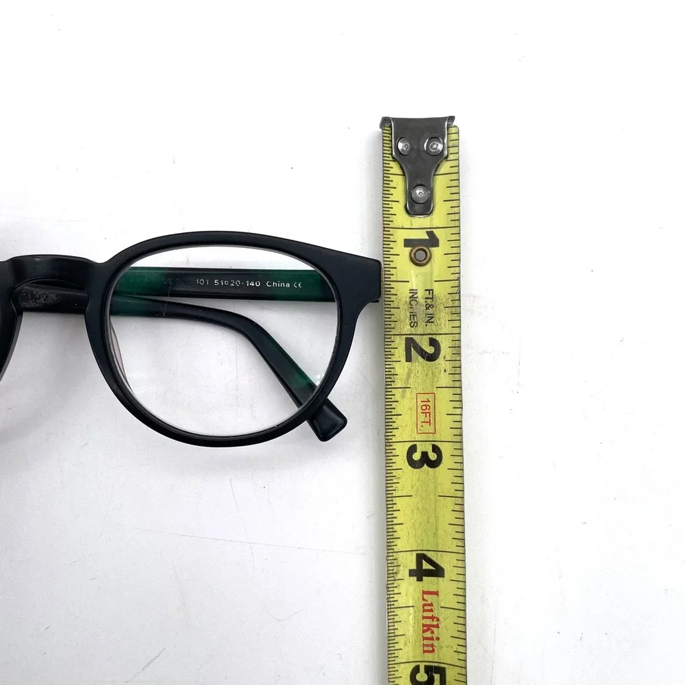 Warby Parker Percey W 101 Eyeglasses Women Black Good Round Keyhole Bridge